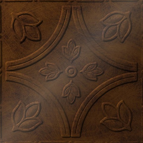 Tulip Fields Ceiling Panels Antique Bronze