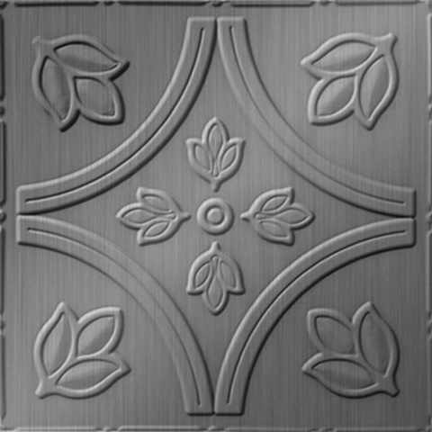 Tulip Fields Ceiling Panels Brushed Aluminum