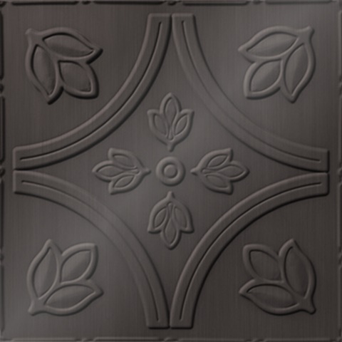 Tulip Fields Ceiling Panels Brushed Nickel