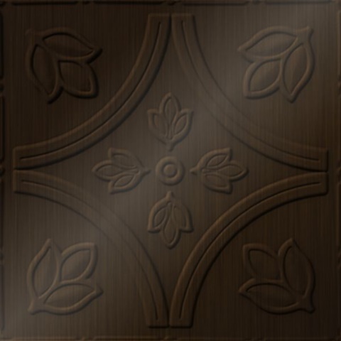 Tulip Fields Ceiling Panels Rubbed Bronze