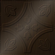 Tulip Fields Ceiling Panels Rubbed Bronze