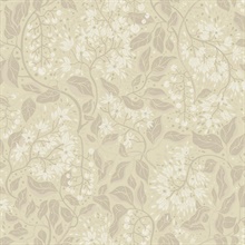Turi Wheat Twining Vines Wallpaper