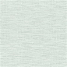 Turquoise Faux Linen Weave Wallpaper