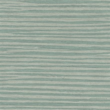 Turquoise Horizontal Wood Texture Wallpaper