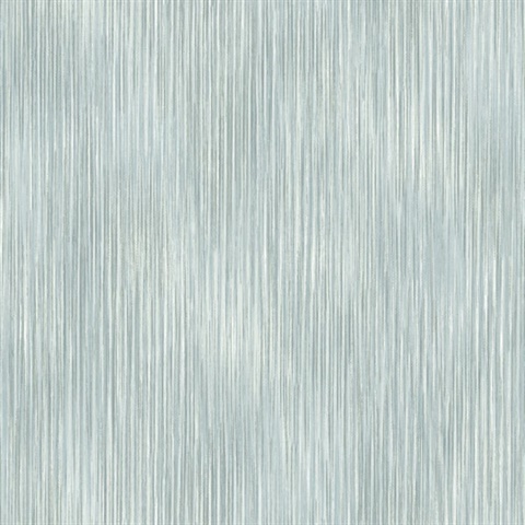 Turquoise Largo Coastal Vertical Stripe Wallpaper