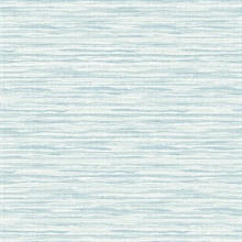 Turquoise Wave Horizontal Stringcloth Watercolor Wallpaper