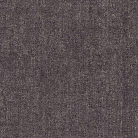 Tweed Black Faux Fabric Wallpaper