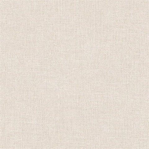 Tweed Cream Faux Fabric Wallpaper