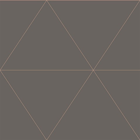 Twilight Grey Geometric Wallpaper