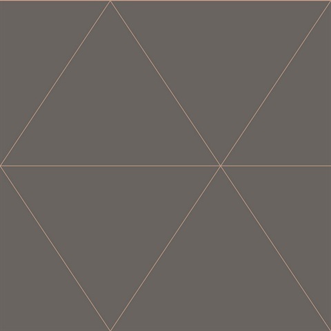 Twilight Grey Geometric Wallpaper