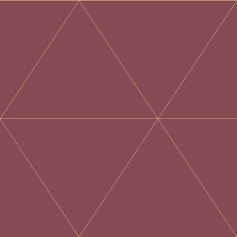 Twilight Red Geometric Wallpaper