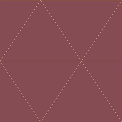 Twilight Red Geometric Wallpaper