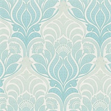 Twill Aqua Damask