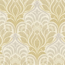 Twill Yellow Damask