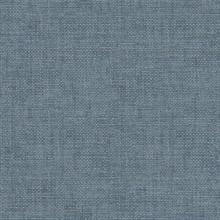 Twine Blue Woven Basketweave Wallpaper