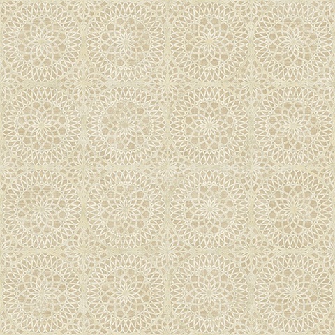 Twist Beige Medallion
