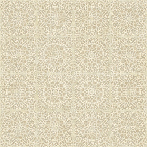 Twist Beige Medallion