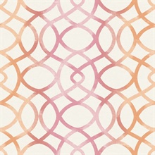 Twister Pink Trellis Wallpaper