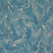 Unito Rumba Blue Marble Textured Wallpaper