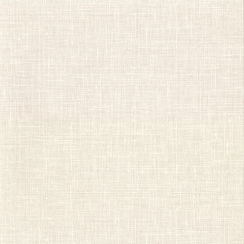 Upton Cream Faux Linen Wallpaper