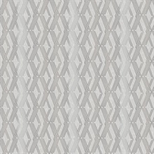 Ushas Taupe Diamond Wallpaper