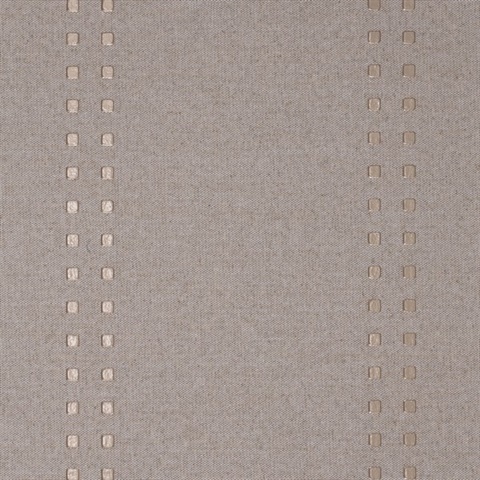 V : Studs And Stripes Vertical Chrome on Hibernian Beige Tweed