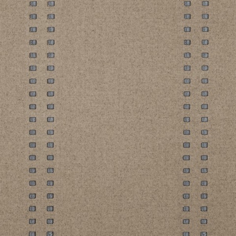 V : Studs And Stripes Vertical Nickel on Hibernian Beige Tweed