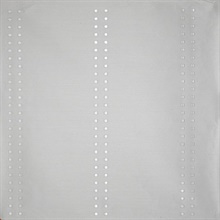 V : Studs And Stripes Vertical Pearl on Silver Peony Sateen and Sateen