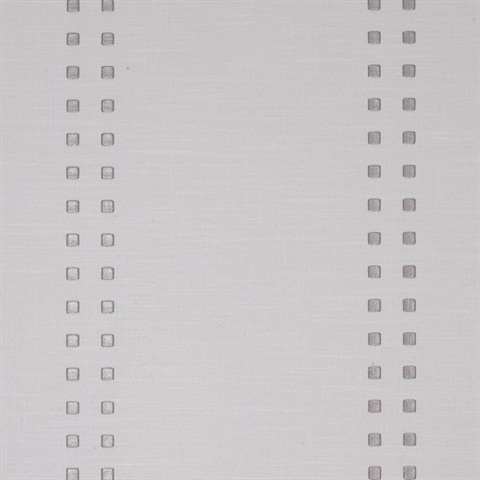 V : Studs And Stripes Vertical Sterling on Cotton Canvas Linen