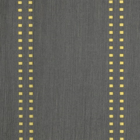 V : Studs And Stripes Vertical Yellow on Graphite Manila Hemp