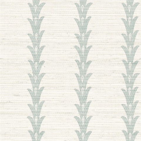 Valentine Seagrass Textile String Leaf Stripe Wallpaper