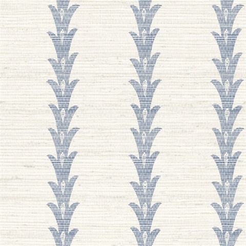 Valentine Tide Textile String Leaf Stripe Wallpaper