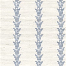 Valentine Tide Textile String Leaf Stripe Wallpaper