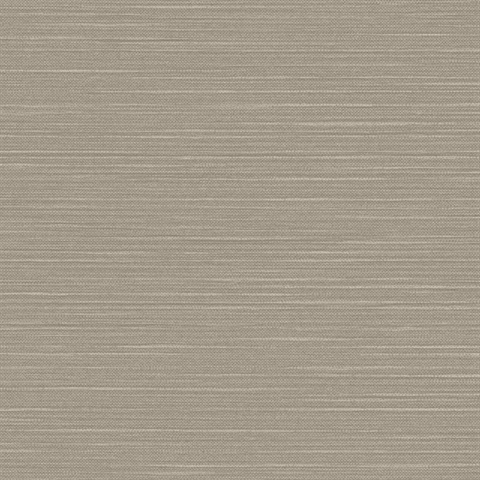Valley Line Fairview Taupe Commercial Wallpaper