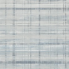 Vanishing Point Blue Striated Wallpaper