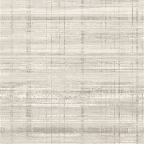 Vanishing Point Grey Striated Wallpaper