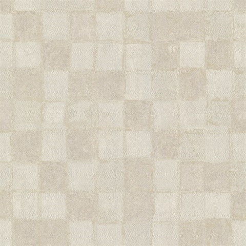 Varak Gold Checkerboard Wallpaper