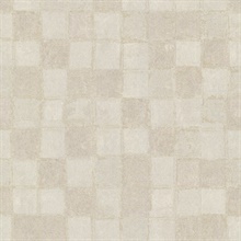 Varak Gold Checkerboard Wallpaper