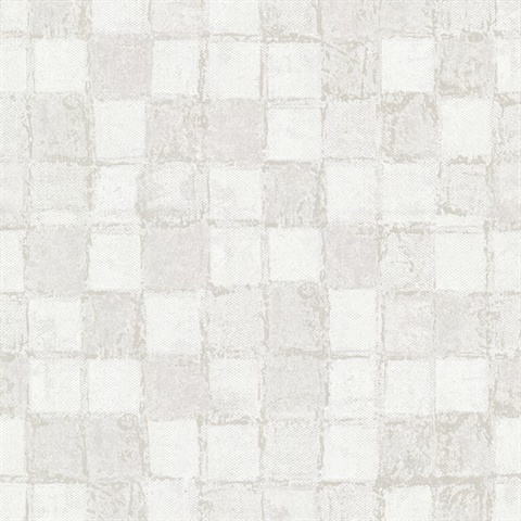 Varak Platinum Checkerboard Wallpaper