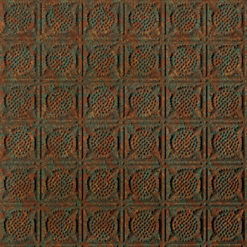 Vaulted Ceiling Panels Copper Patina