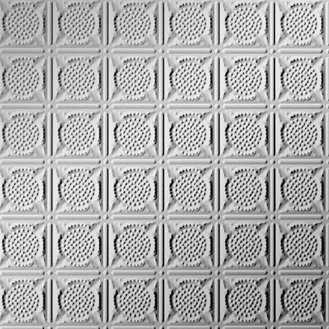 Vaulted Ceiling Panels Metallic Silver