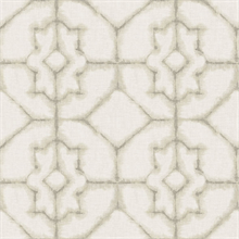 Verandah Beige Modern Abstract Shibori Wallpaper