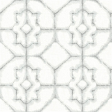 Verandah Grey Modern Abstract Shibori Wallpaper