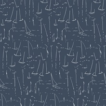 Vermillion Coast Ultramarine Wallpaper