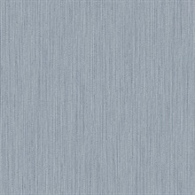 Blue Vertical Textile Wallpaper