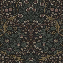 Victorian Garden Floral Blacksmith & Cliffside Peel and Stick Wallpape