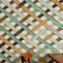 Vietnamese Bamboo Lattice Commercial Wallpaper