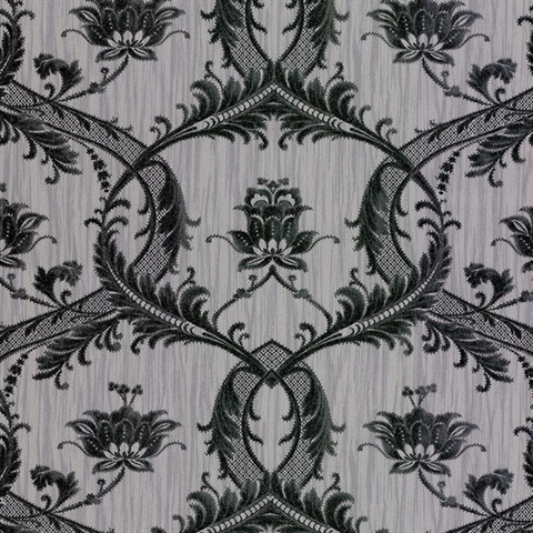 Vignole Grey Damask