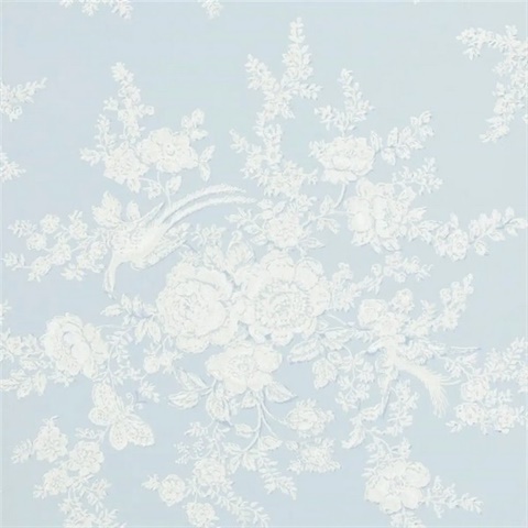 Vintage Dauphine Sky Floral Ralph Lauren Wallpaper