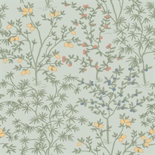 Vintage Duck Egg Lemon Grove Peel & Stick Wallpaper